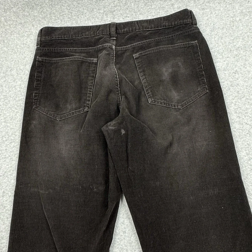 J. Crew Dark Brown Corduroy Pants Mens 33x32‎ VTG Style Classic Casual Grunge